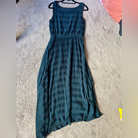 Anthropologie Sunday in Brooklyn Beryl Dark Green Midi Dress size M - Picture 6 of 9